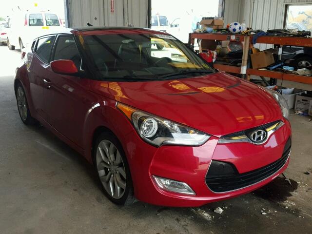 KMHTC6AD9DU102643 - 2013 HYUNDAI VELOSTER RED photo 1