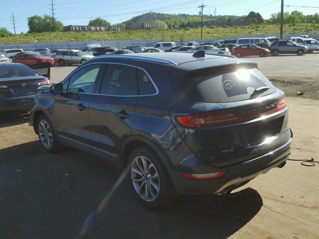 5LMCJ2C99HUL04912 - 2017 LINCOLN MKC SELECT 蓝色 照片 3