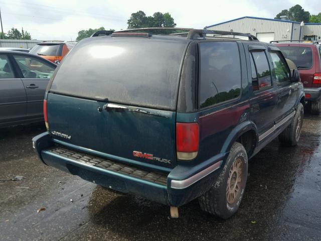 1GKDT13W7T2536701 - 1996 GMC JIMMY GREEN photo 4