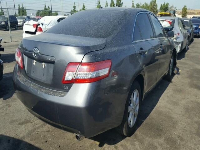4T1BF3EK2AU084086 - 2010 TOYOTA CAMRY BASE GRAY photo 4