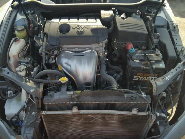 4T1BF3EK2AU084086 - 2010 TOYOTA CAMRY BASE GRAY photo 7