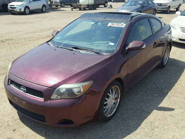 JTKDE167360081140 - 2006 TOYOTA SCION TC 栗色 照片 2