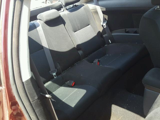 JTKDE167360081140 - 2006 TOYOTA SCION TC 栗色 照片 6