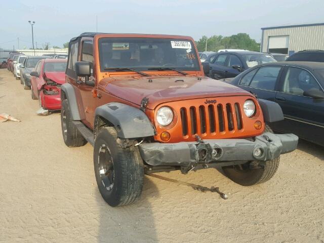 1J4AA2D19BL620132 - 2011 JEEP WRANGLER S ORANGE photo 1