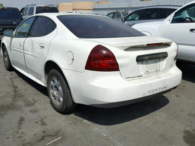 2G2WP552061203078 - 2006 PONTIAC GRAND PRIX WHITE photo 3