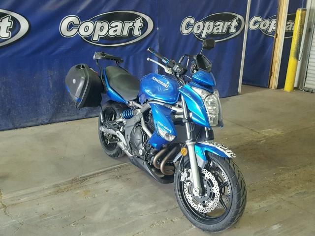 JKAEREC159DA37285 - 2009 KAWASAKI ER650 C BLUE photo 1