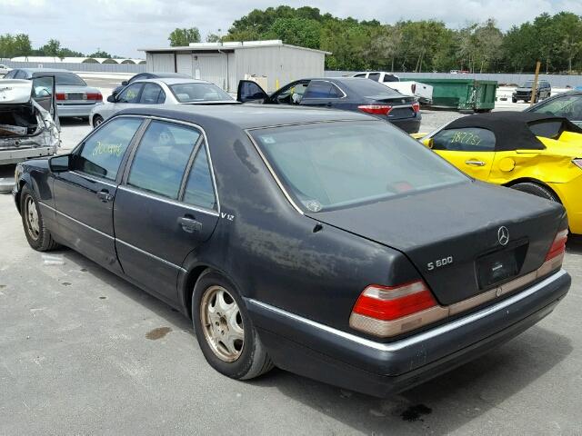 WDBGA51G2XA417191 - 1999 MERCEDES-BENZ S 500 BLACK photo 3