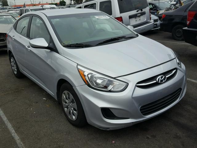 KMHCT4AE7HU343488 - 2017 HYUNDAI ACCENT SE SILVER photo 1