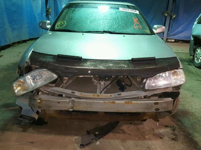 3N1BB51D31L115202 - 2001 NISSAN SENTRA SE GOLD photo 9