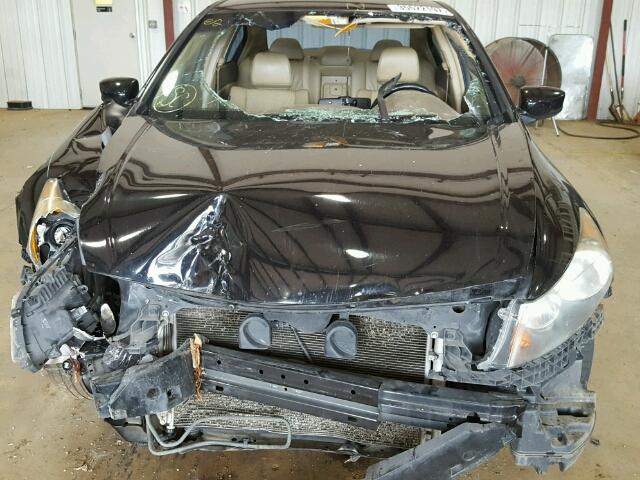 1HGCP26899A132409 - 2009 HONDA ACCORD EXL BLACK photo 7