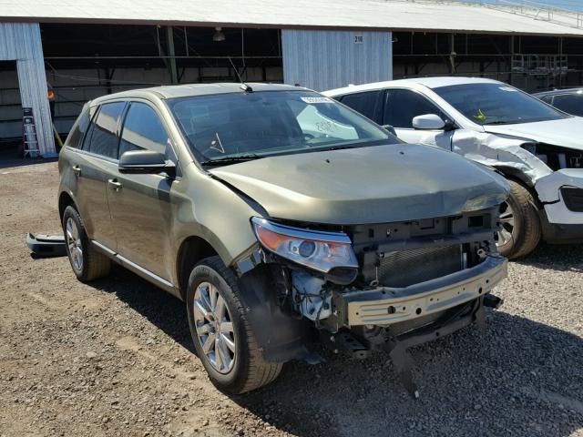 2FMDK3KC7DBA79378 - 2013 FORD EDGE LIMIT GREEN photo 1