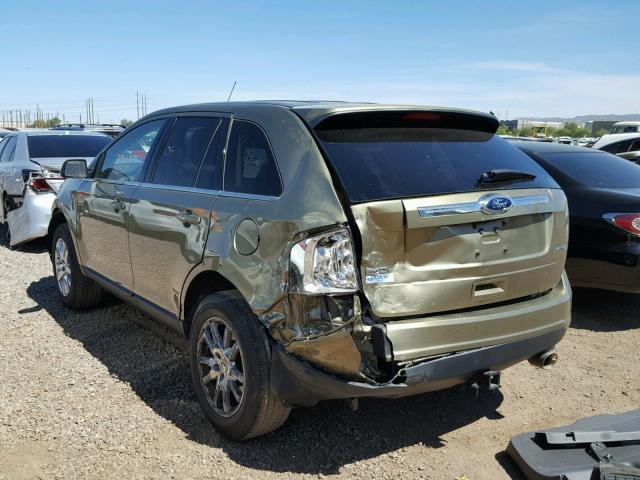 2FMDK3KC7DBA79378 - 2013 FORD EDGE LIMIT GREEN photo 3