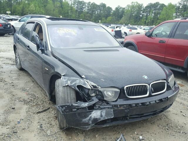 WBAGN63402DR04733 - 2002 BMW 745LI BLACK photo 1