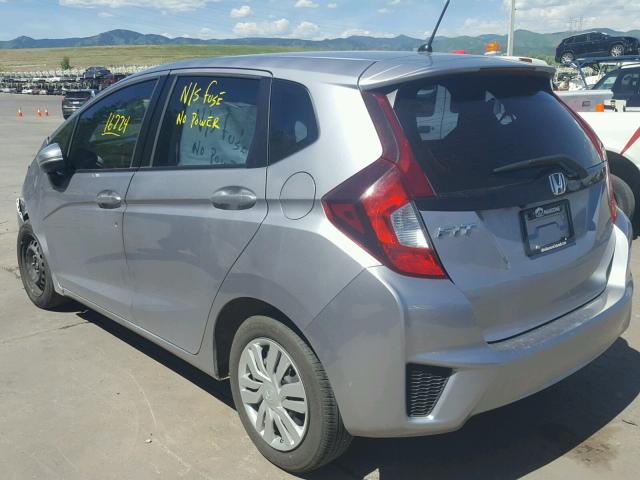 3HGGK5G51HM702863 - 2017 HONDA FIT LX GRAY photo 3