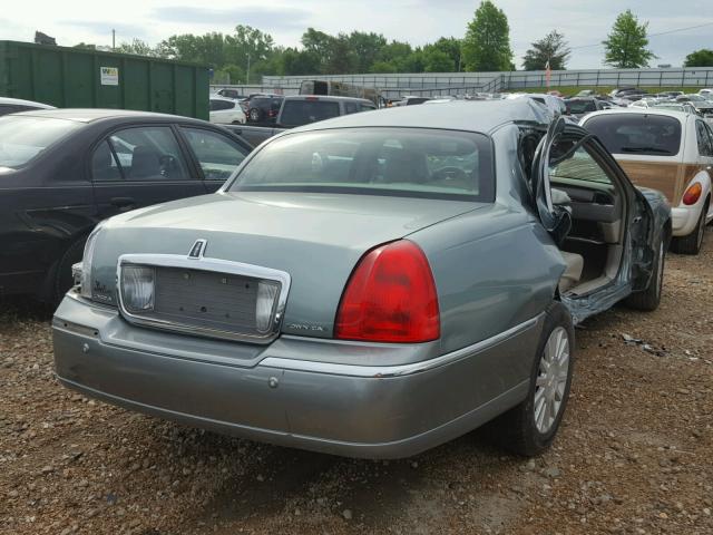 1LNHM81W54Y646002 - 2004 LINCOLN TOWN CAR E GREEN photo 4