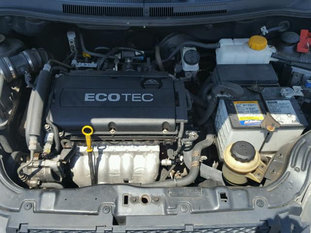 KL1TD56EX9B322882 - 2009 CHEVROLET AVEO LS BLACK photo 7