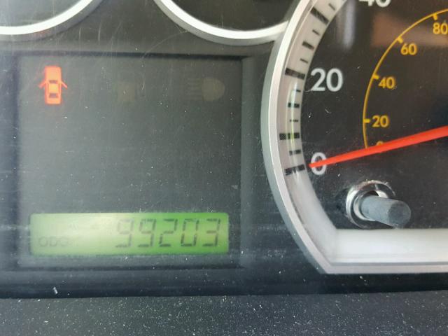 KL1TD56EX9B322882 - 2009 CHEVROLET AVEO LS BLACK photo 8