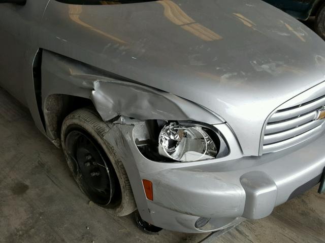 3GNBAAFW6BS541287 - 2011 CHEVROLET HHR LS SILVER photo 9