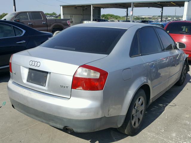 WAUJC68E43A123620 - 2003 AUDI A4 1.8T GRAY photo 4