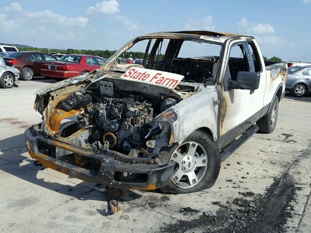 1FTPX14554NC05649 - 2004 FORD F150 BURN photo 2