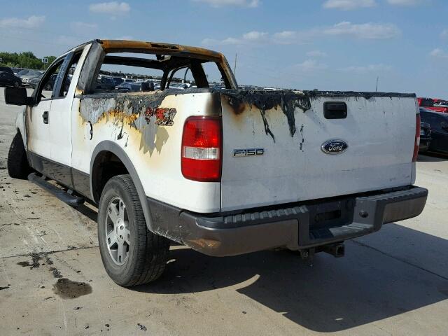 1FTPX14554NC05649 - 2004 FORD F150 BURN photo 3