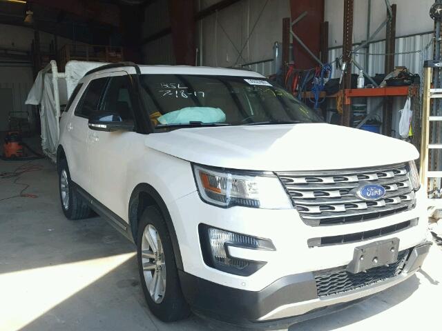 1FM5K7DH9GGA48182 - 2016 FORD EXPLORER X WHITE photo 1