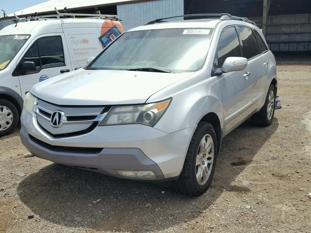 2HNYD28648H552789 - 2008 ACURA MDX TECHNO SILVER photo 2