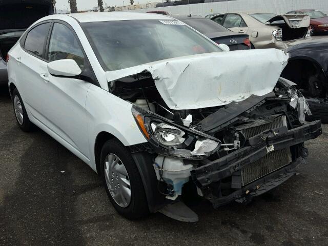 KMHCT4AE1DU396293 - 2013 HYUNDAI ACCENT GLS WHITE photo 1