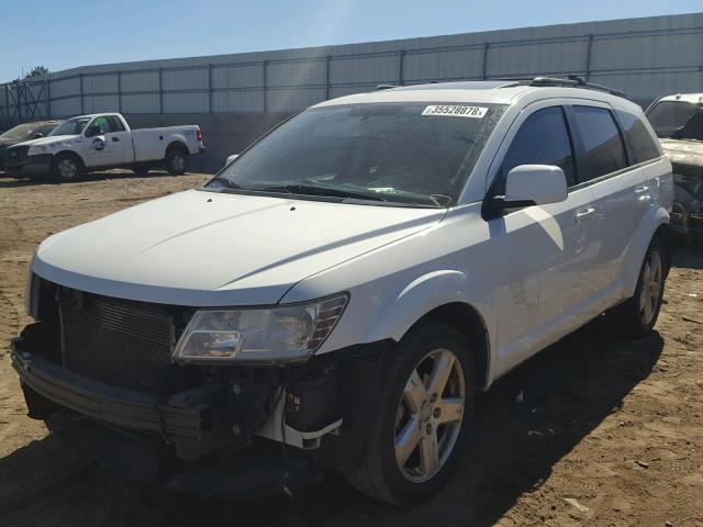 3D4GG57VX9T157823 - 2009 DODGE JOURNEY SX WHITE photo 2