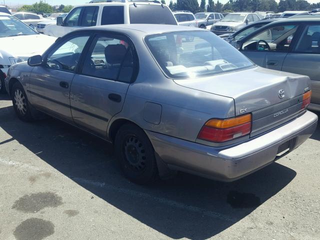 1NXAE09B4SZ235583 - 1995 TOYOTA COROLLA LE GRAY photo 3