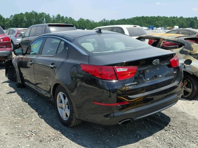 5XXGM4A73EG280167 - 2014 KIA OPTIMA LX BLACK photo 3