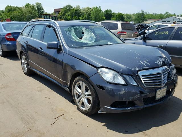 WDDHH8HB2BA510546 - 2011 MERCEDES-BENZ E 350 4MAT GRAY photo 1