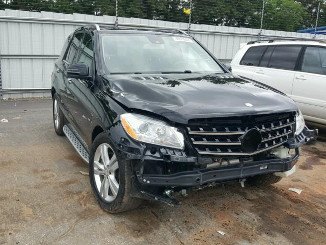 4JGDA5HB8CA035221 - 2012 MERCEDES-BENZ ML 350 4MA BLACK photo 1