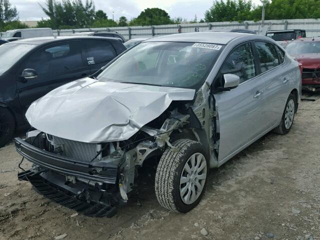 3N1AB7AP5HY283292 - 2017 NISSAN SENTRA GRAY photo 2