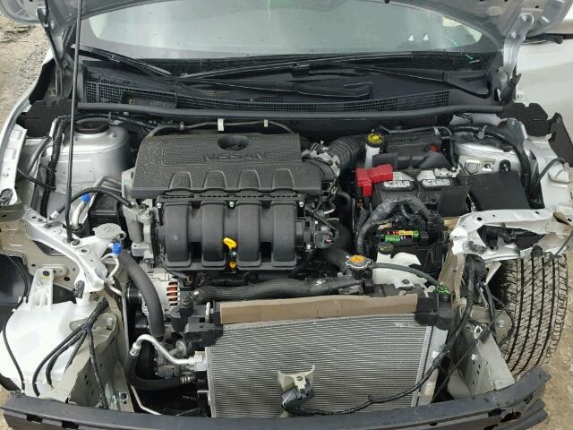 3N1AB7AP5HY283292 - 2017 NISSAN SENTRA GRAY photo 7