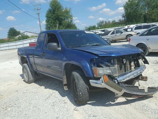 1GTDS196X58190083 - 2005 GMC CANYON BLUE photo 1