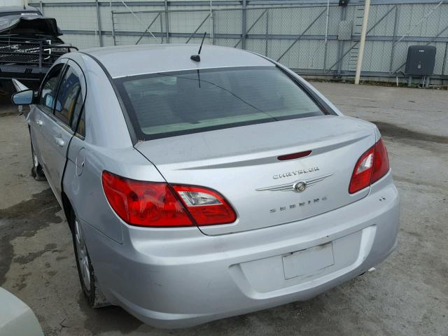 1C3LC46B59N502057 - 2009 CHRYSLER SEBRING LX SILVER photo 3