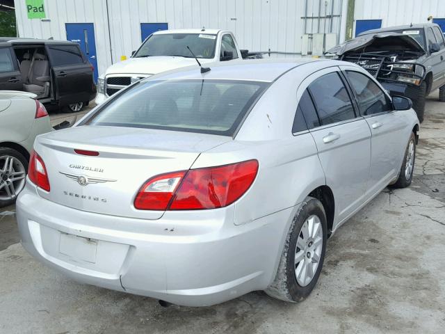 1C3LC46B59N502057 - 2009 CHRYSLER SEBRING LX SILVER photo 4