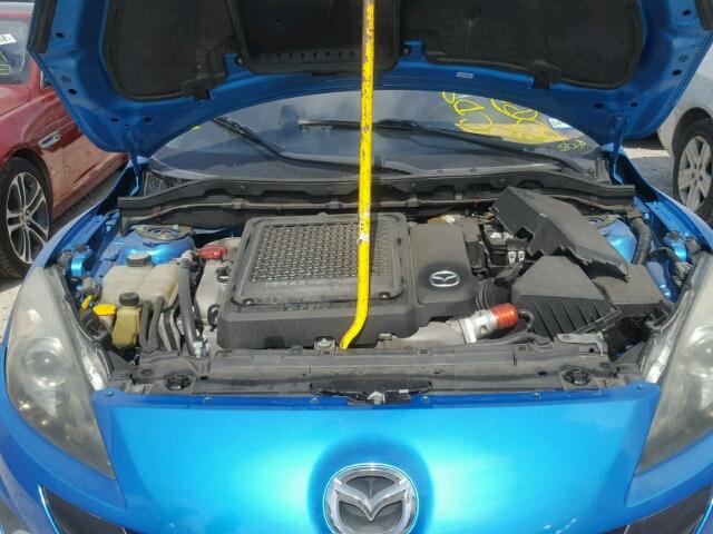 JM1BL1K43B1389560 - 2011 MAZDA SPEED 3 蓝色 照片 7