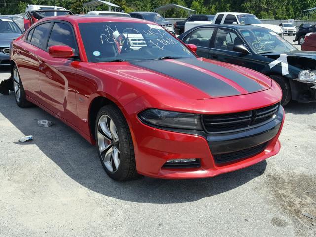 2C3CDXCT9FH805875 - 2015 DODGE CHARGER R/ RED photo 1