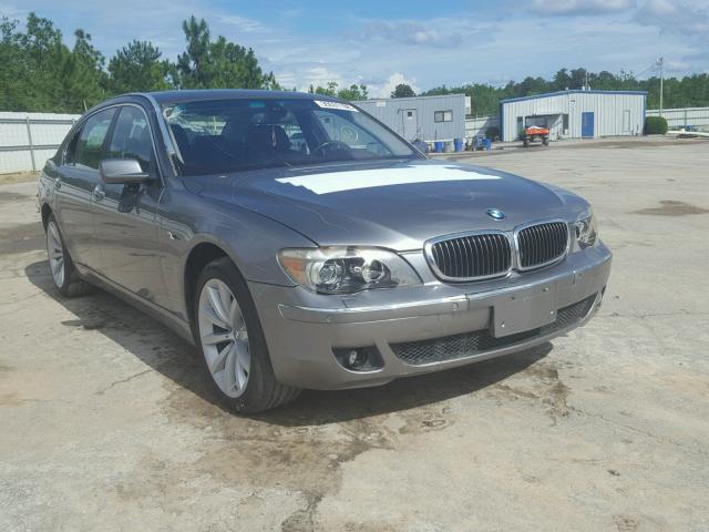 WBAHN83587DT66413 - 2007 BMW 750 GRAY photo 1