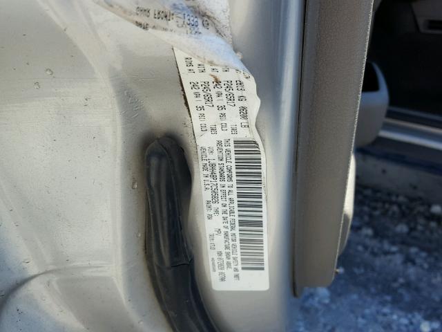 1J8HH48P17C505826 - 2007 JEEP COMMANDER Gümüş foto 10