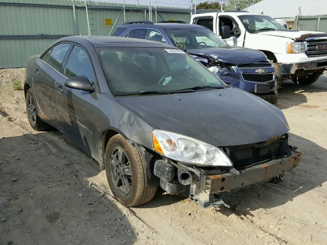 1G2ZF58B074143594 - 2007 PONTIAC G6 VALUE L GRAY photo 1