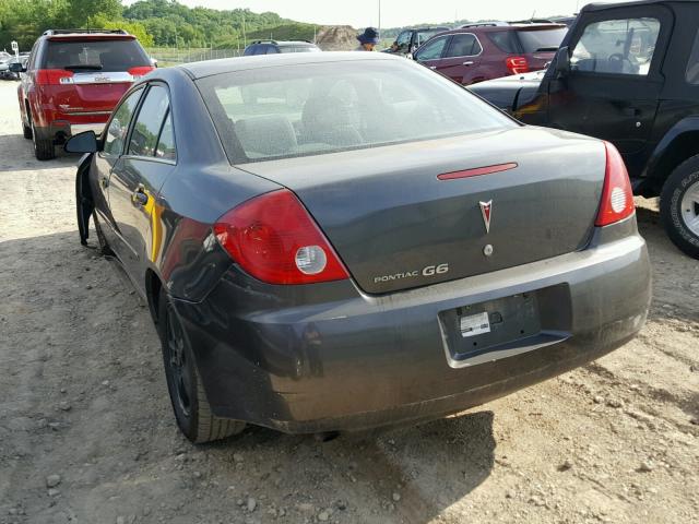 1G2ZF58B074143594 - 2007 PONTIAC G6 VALUE L GRAY photo 3