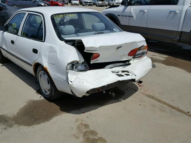 1Y1SK52831Z429872 - 2001 CHEVROLET GEO PRIZM 白色 照片 9