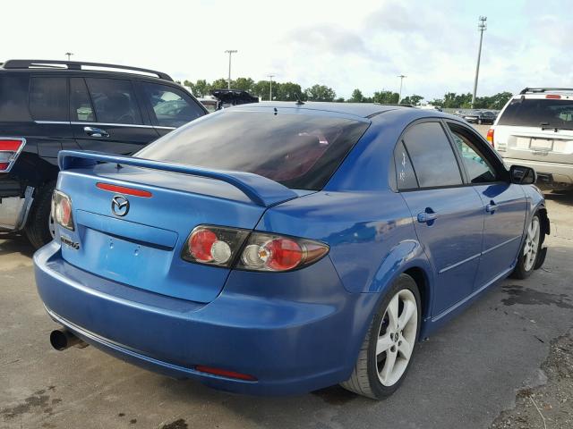 1YVHP84C465M04345 - 2006 MAZDA 6 I BLUE photo 4