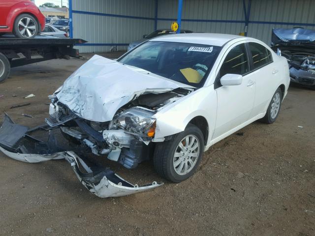 4A32B2FF5CE021361 - 2012 MITSUBISHI GALANT FE WHITE photo 2