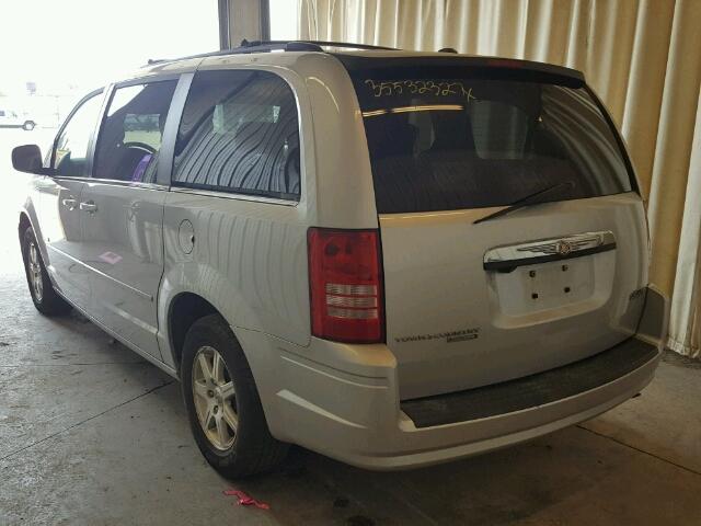 2A8HR54P88R793426 - 2008 CHRYSLER TOWN & COU SILVER photo 3
