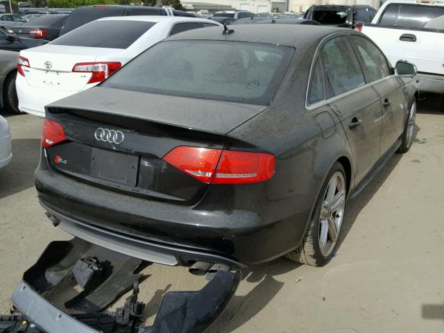 WAUBGAFLXCA062187 - 2012 AUDI S4 PREMIUM BLACK photo 4