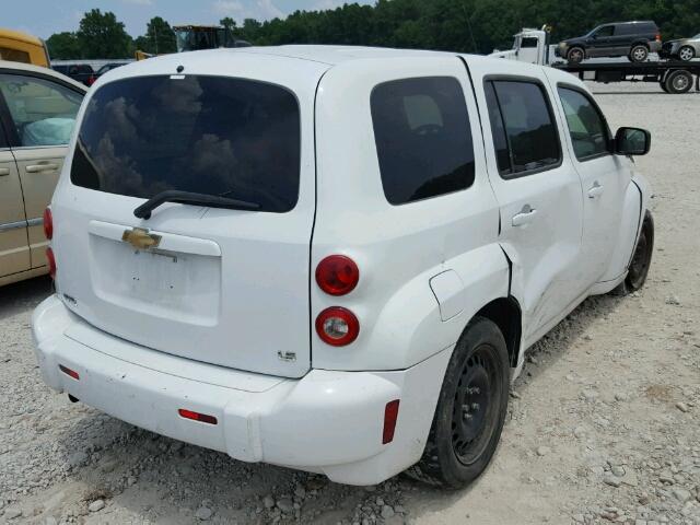 3GNDA13D88S540002 - 2008 CHEVROLET HHR LS WHITE photo 4